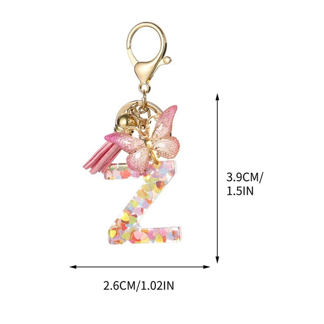 New English Letter Keychain Hanger Car Keychain Bag Accessories