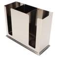 thumbnail image 4 of Stainless Steel Utensil Drying Rack With 4 Divided Compartments, Large Capacity For Silverware, Modern Design, Drainage Holes, Multipurpose, Ideal Kitchen Sink Organiser, 4 of 8