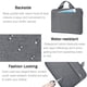 thumbnail image 4 of Funda para portátil Voova de 17,3 pulgadas, impermeable, gris, para hombre y mujer, 4 of 9