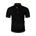 thumbnail image 1 of pstuiky camisetas de hombre, Blusa deportiva informal de color liso para hombre, holgada, de manga corta y cuello redondo camisas casuales para hombre xxl, 1 of 5