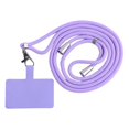 thumbnail image 1 of 150cm Universal Colorful Phone Lanyard Anti Lost Phone Strap Adjustable Detachable Neck Cord Safety Tether Keychain Chain Rope purple, 1 of 6