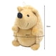 thumbnail image 2 of Modelo De Juego Erizo de peluche con sonido para mascotas, rompecabezas para perros, juguete de erizo suave para masticar (marrón), 2 of 3