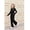 Black, variant on Arshiner Girls 2 Piece Set Fall Outfits Lounge Sets Ruched Long Sleeve Top Wide Leg Pants Sweatsuit Clothing Set