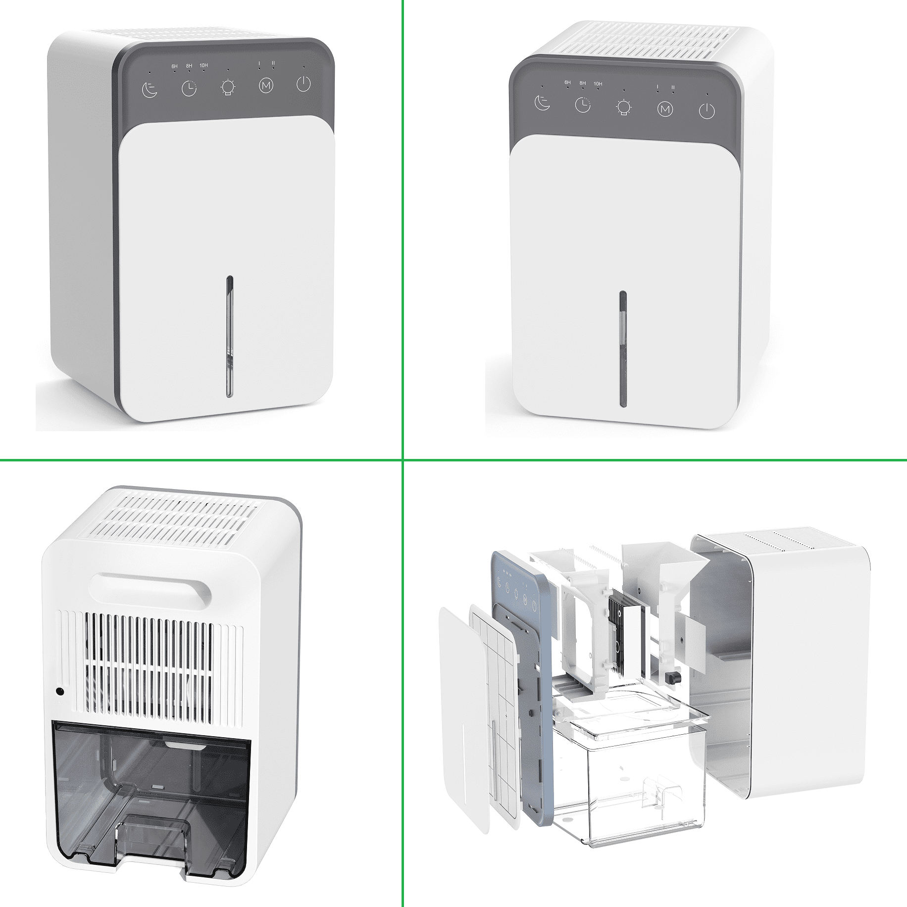 Dehumidifier for Home, 51 oz Water Tank, 1000 sq.ft Dehumidifier for Room Bedroom, Quite with Auto Shut Off