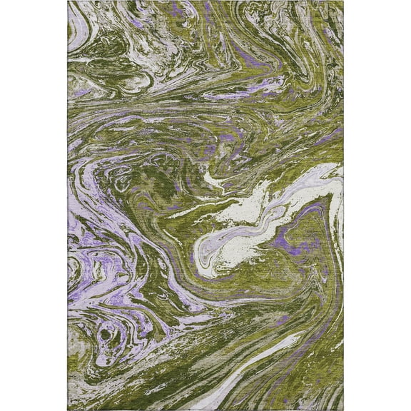 Dalyn Rugs Premium Machine Washable Mayfield AMF1061 Olive 9' x 12' Rug
