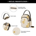 thumbnail image 5 of Shoulder Handbag Women's Crossbody Handbags 5.91x3.15x8.27 Inch Bank Card Bag Cash Bag Key Bag Yellow Cute Duckling Seamless, 5 of 7