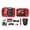 Red, variant on KODAK PIXPRO WPZ2 Rugged Waterproof Shockproof Dustproof WiFi Digital Vlogging Camera 16MP (Red) Bundle With 32GB Memory Card + Vlogger Tripod + Bag + Cleaning Kit + More Accessories