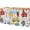 Red, Green, Yellow, variant on Cartoon Educational Elements Cabinet Curtains for Shelves, Modern Art Childhood Privacy Curtain for Closet Self Adhesive, Dust-Proof Drapes for Closet Storage Room Classroom Doorway, 32"W x 55"L