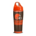 thumbnail image 1 of NFL Cleveland Browns Touchdown 24 oz Stainless Steel Water Bottle with lid, 1 of 8