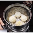 thumbnail image 4 of Collapsible Steamer Basket, Stainless Steel Vegetable Folding Steaming Basket, Cook Healthy, Expandable Stainless Steel Veggie Vegetable Steamer Basket, 4 of 5