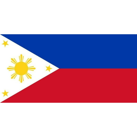 Philippines Flag Decal Sticker - 6 inches wide
