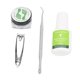 thumbnail image 1 of Almohadilla correctora de uñas encarnada profesional, cortaúñas, levantador de uñas encarnadas, pegamento, herramientas de pedicura, 1 of 8
