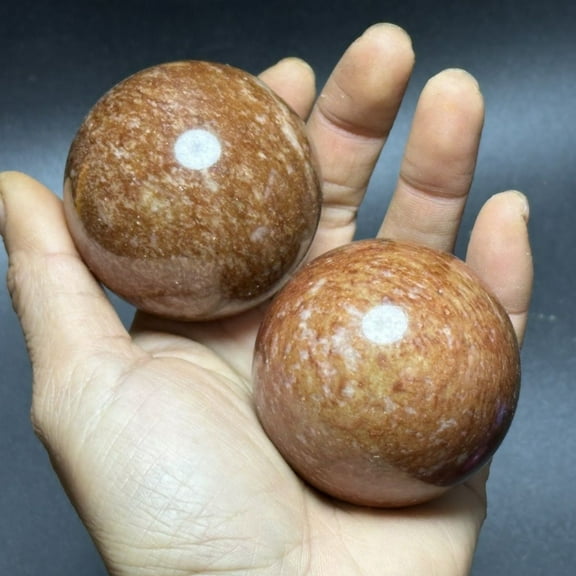 Massage Balls Pair Hand Exercise Therapy Health Ball Set for Men Women Seniors Stress Relief Finger Joint Training