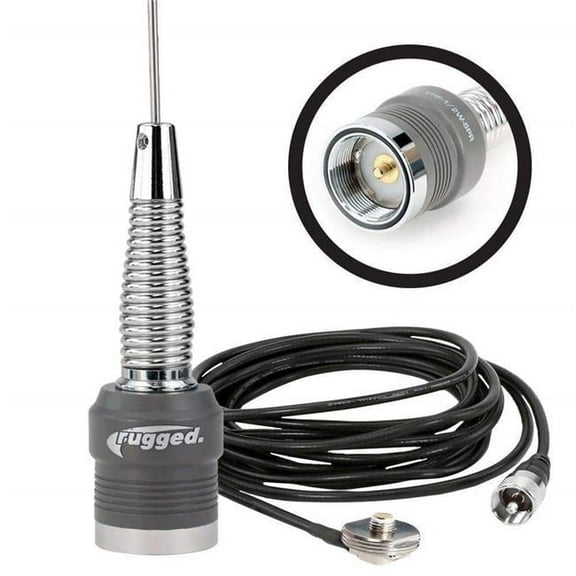 VHF Antenna Kit with 0.5 in. Wave No Ground Plane NGP & NMO Mount