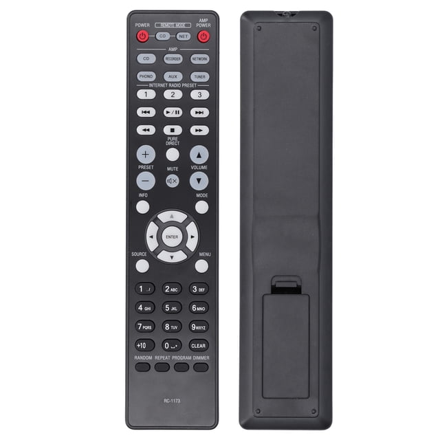 Control remoto de TV, Reemplazo del Controlador de TV Negro Resistente Al Desgaste, Controlador de televisión ABS+Silicona para el Control Remoto de TV Portátil para El