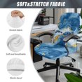 thumbnail image 6 of HELLHERO Aztec Sunflower Print Office Chair Covers with Elastic Band, Cow Print Universal Computer Chair Slipcover Washable, Anti-dust Desk Chairs Slipcover, 6 of 7