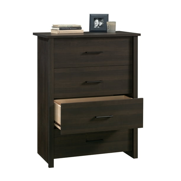 Mainstays Hillside 4Drawer Chest, Espresso Finish