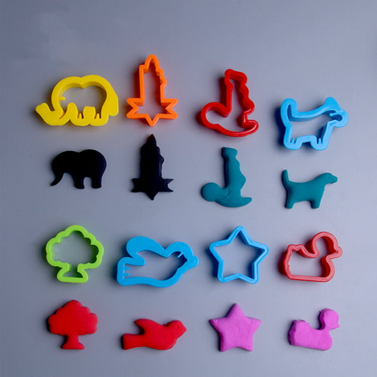 Carevas 26 Pieces Play Dough Tools Playdough Accessories Set Various Molds Rollers Gift for , Random Color, Size: 26pcs Set2