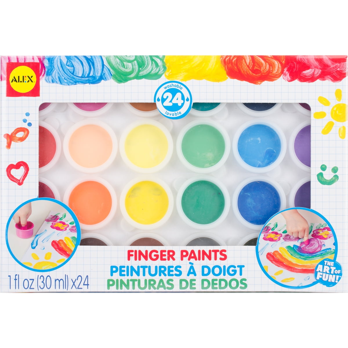 Finger Paints 24/Pkg