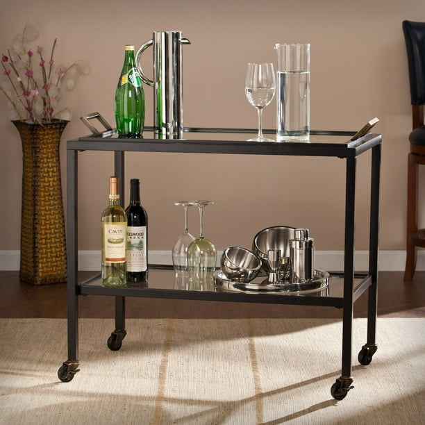 Southern Enterprises Kersey Portable Bar Cart
