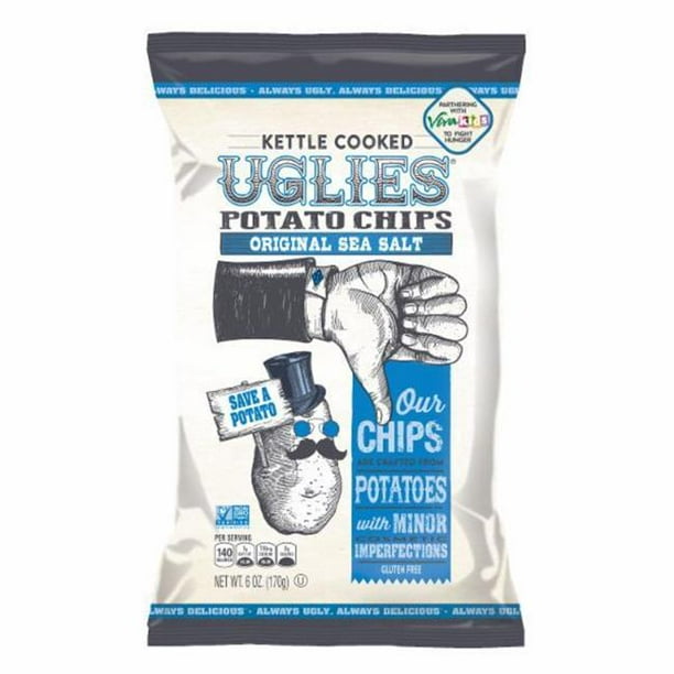 Uglies Original Sea Salt Kettle Cooked Potato Chips
