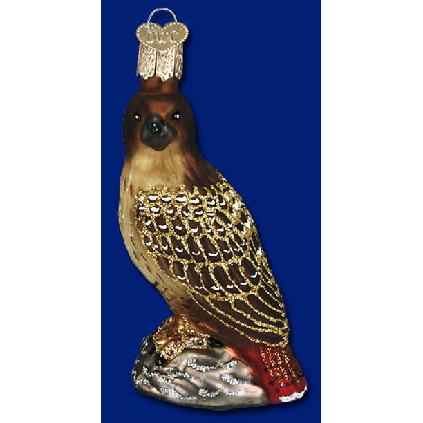 Hawk Christmas Ornament 