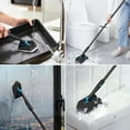 thumbnail image 7 of Amiluo Shower Cleaning Brush with 50.4'' Long Handle, Fixable Shower Scrubber for Cleaning, Adjustable Long Handled Scrub Brush for Shower/Bathroom（White-1), 7 of 7