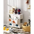 thumbnail image 2 of Kid Dresser with 6 Drawers Boy Storage Organizer Dresser for Baby Child with Wood Top Metal Frame for Living Room Bedroom Hallway, 2 of 9