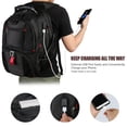 thumbnail image 3 of Mochila YOREPEK 50L para hombres Con Puerto De Carga USB Negro, 3 of 4