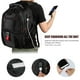 thumbnail image 3 of Mochila YOREPEK 50L para hombres Con Puerto De Carga USB Negro, 3 of 4