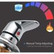 thumbnail image 3 of Carivent Shower Cabin Mixer Brass Shower Faucet Outlet Diverter Chrome Shower Mixer Tap G1/2 Connector Cold and Hot Water Shower Mixer for Bathroom.., 3 of 5