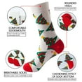 thumbnail image 2 of YUNOVA 5 Pairs Christmas Socks for Women Men, Fun Holiday Novelty Crew Socks with Santa Snowman Reindeer, Soft Stretchy Xmas Stocking Stuffers Gifts for Family​, 2 of 4