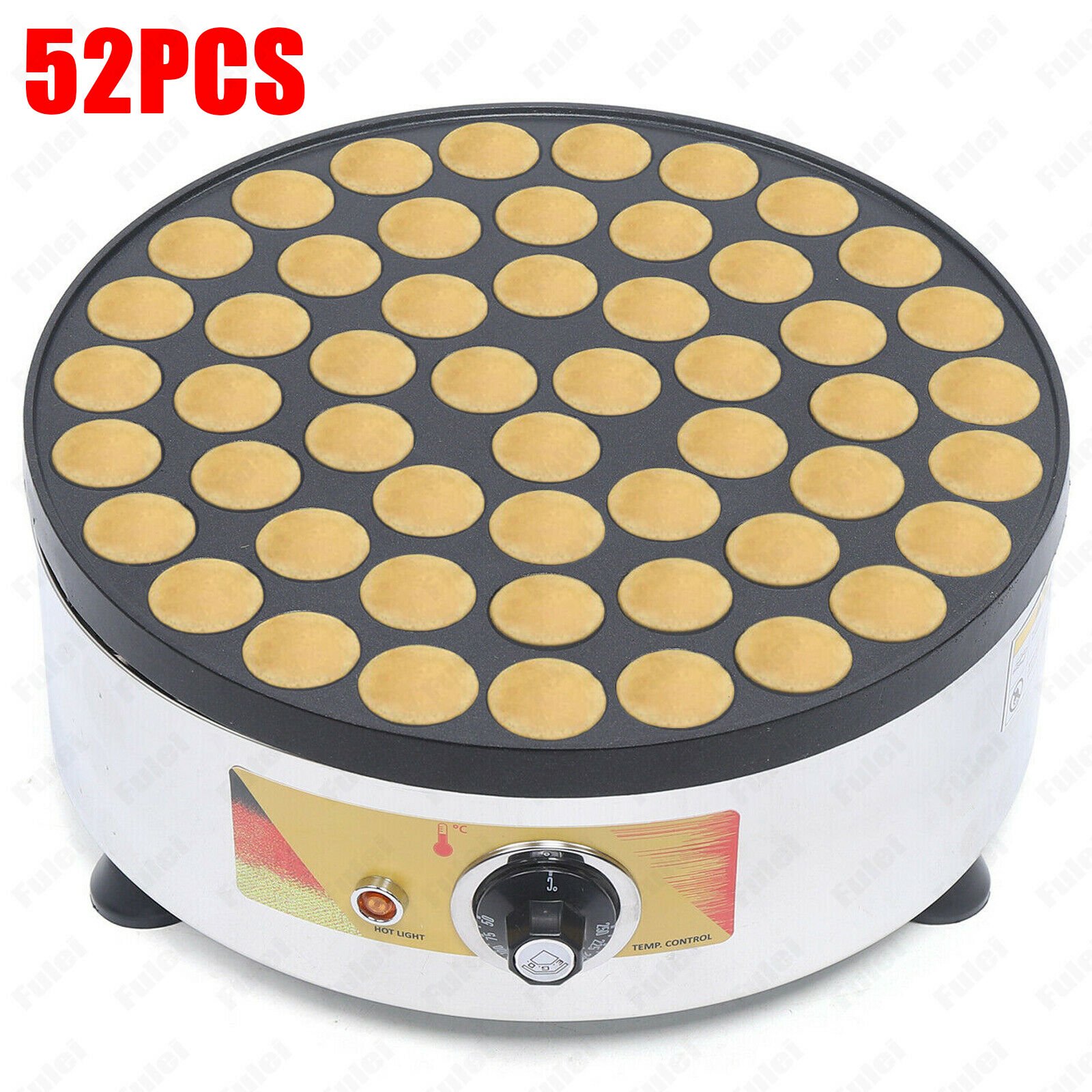 INTSUPERMAI Electric Mini Muffin Maker Pancake Waffle Machine 52