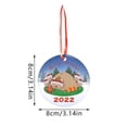 thumbnail image 4 of Regalo de Navidad para ella Regalo para Navidad Colgante Decoración de árbol de Navidad 3 piezas, 4 of 4