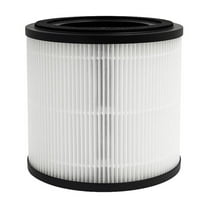 3-in-1 True HEPA Activated Carbon Filter Replacement Compatible with Bissell MYair Pro Air Purifier 3139A Hub 2905A Part 3069 3389. Size 6.1" x 6.1" x 6". 1 Pack