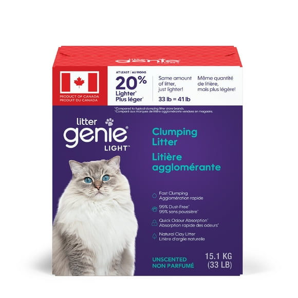 Litière agglomérante Litter Genie Light - 15.1 kg