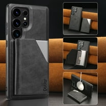 Case Wallet for Samsung Galaxy S23 Wallet Case,2 in 1 Magnetic Detachable Leather Back Flip Case with Card Holders RFID Blocking, Wireless Charging Supported, Kickstand Phone Cover,Black