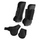 thumbnail image 4 of 2 pares de botas para patas de caballo, protección para patas delanteras y traseras de caballo , tendón ecuestre Negro Cola Envolturas de pierna de caballo, 4 of 8