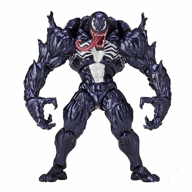 Marvel Movie Character Yamaguchi INCREÍBLE Extraordinario Spider-Man Red Poison Carnage Venom PVC Modelo de juguete móvil xuanjing unisex