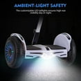 thumbnail image 3 of Black 10" Smart Self-Balancing Electric Scooter with LED light, Portable and Powerful, 3 of 3