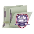 thumbnail image 2 of Smead 14920 Two Inch Expansion Fastener Folder, 2/5 Tab, Letter, Gray Green, 25/Box, 2 of 3