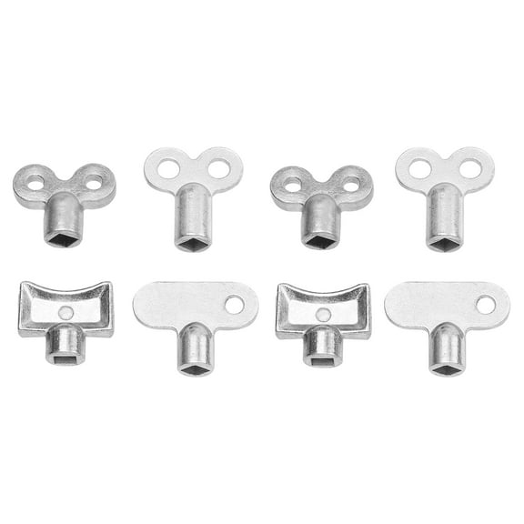 8pcs Radiator Bleed Keys Set for Heater Valves Plumbing Tools Radiator Bleeder Key