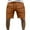 Brown, variant on IROINNID Men's Loose Comfortable Flat-Front Shorts Casual Pull On Sports Shorts