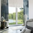 thumbnail image 3 of Tyrot Dusty Blue Abstract Curtains 2 Panels Set Modern Chic Bedroom Window Treatments Decorative, 52 x 84 Inch, 3 of 9