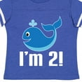 thumbnail image 4 of Inktastic 2nd Birthday Whale 2 Year Old Boy Boys Toddler T-Shirt, 4 of 5