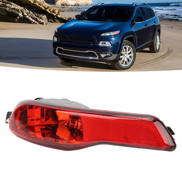 Lámpara de Niebla Lente Roja, Reflector de Parachoques Trasero Antipratirias para Auto