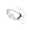 White, variant on Anti-Fog UV Protection Swimming Goggles with Nose Clip, Light Blue, 1 Pack