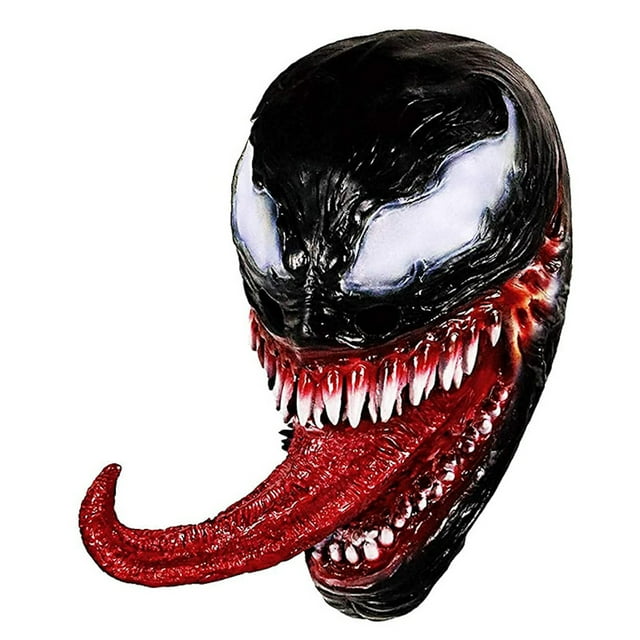 Disfraz de cosplay aterrador de látex para fiestas de Mask Venoms