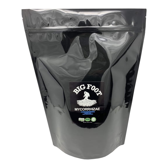 Big Foot Mycorrhizae for Plants, Potted Plants and Gardens - Concentrate Fully Dissolves in Water, Year Round Organic Fertilizer for Root Growth and Healthy Soil - 10 Pounds of Mycorrhizal Inoculant