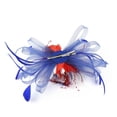 thumbnail image 3 of Baberdicy Women's Small Fascinator - Feather Netting Pillbox - Tea Party Formal Hat - Elegant Hair Accessory - Summer Wedding F,One Size, 3 of 8
